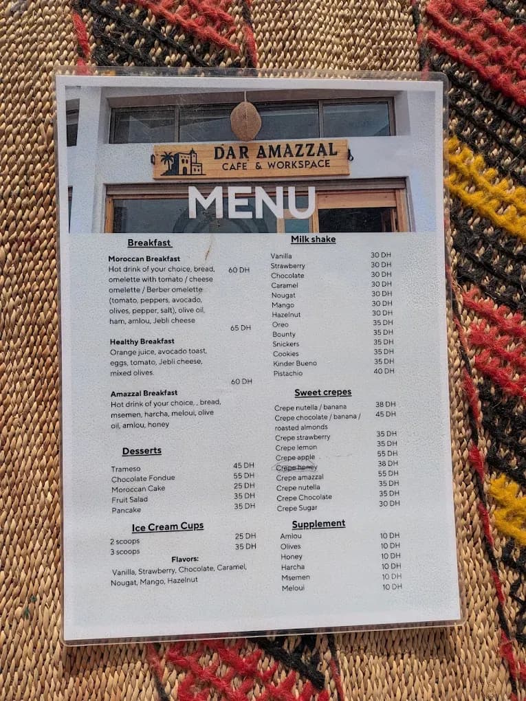 Menu page 1