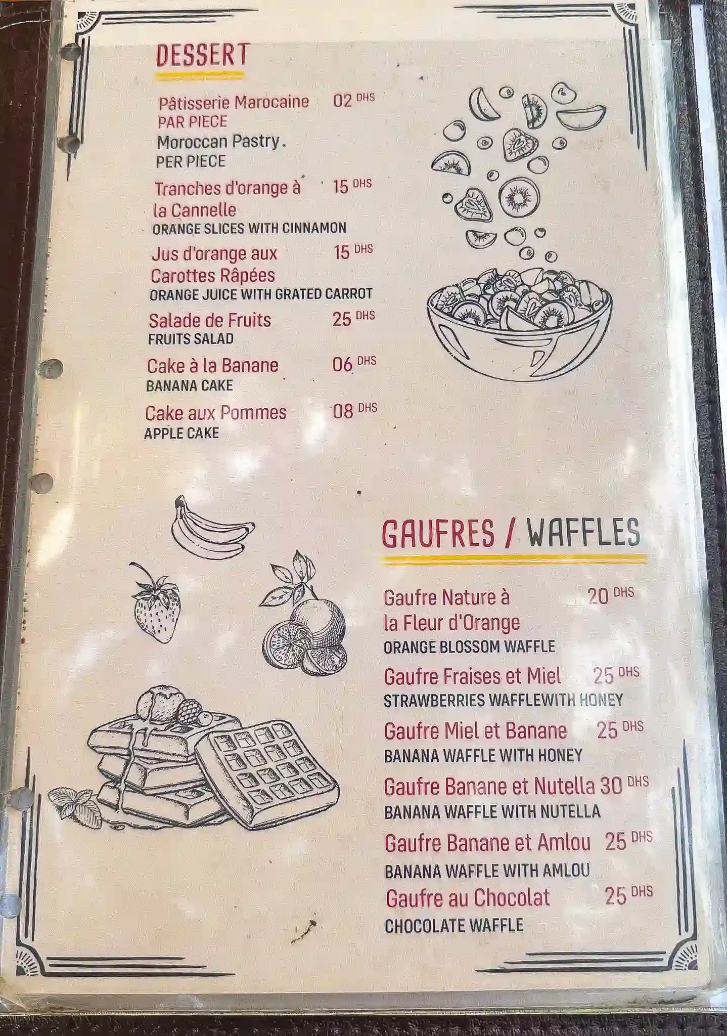 Menu page 7