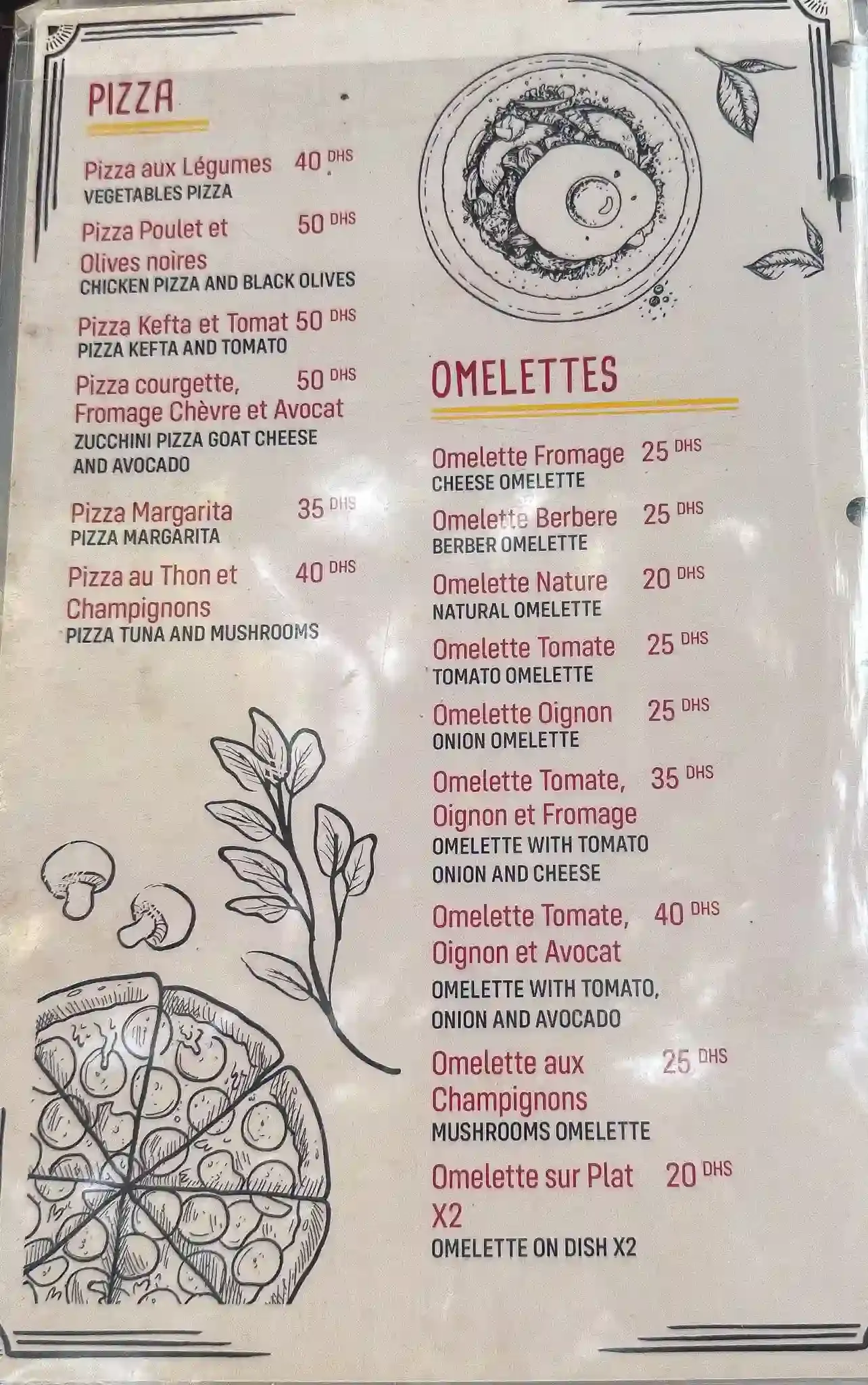 Menu page 5