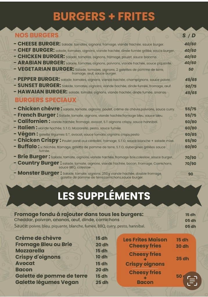 Menu page 1