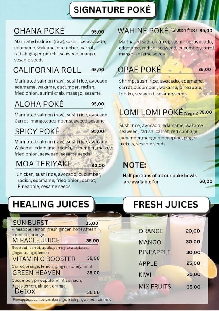 Menu page 1