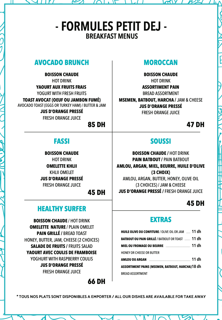 Menu page 2
