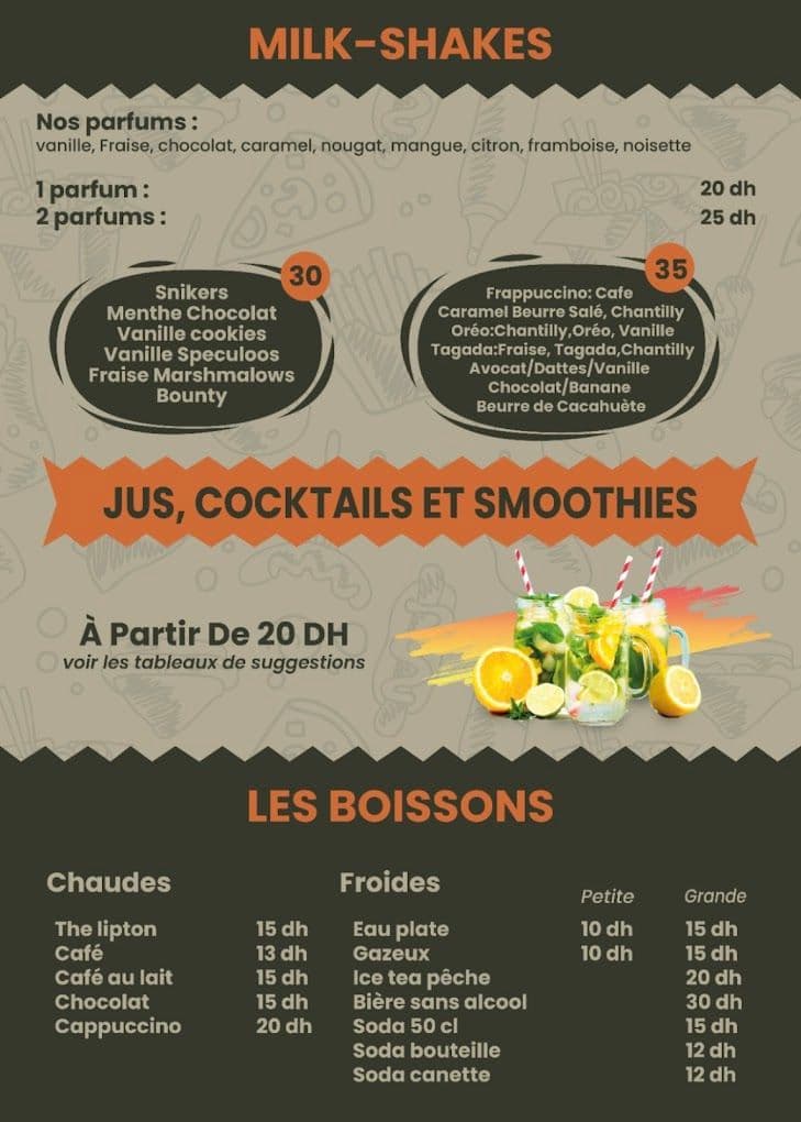 Menu page 4