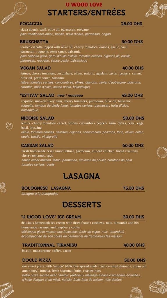 Menu page 2