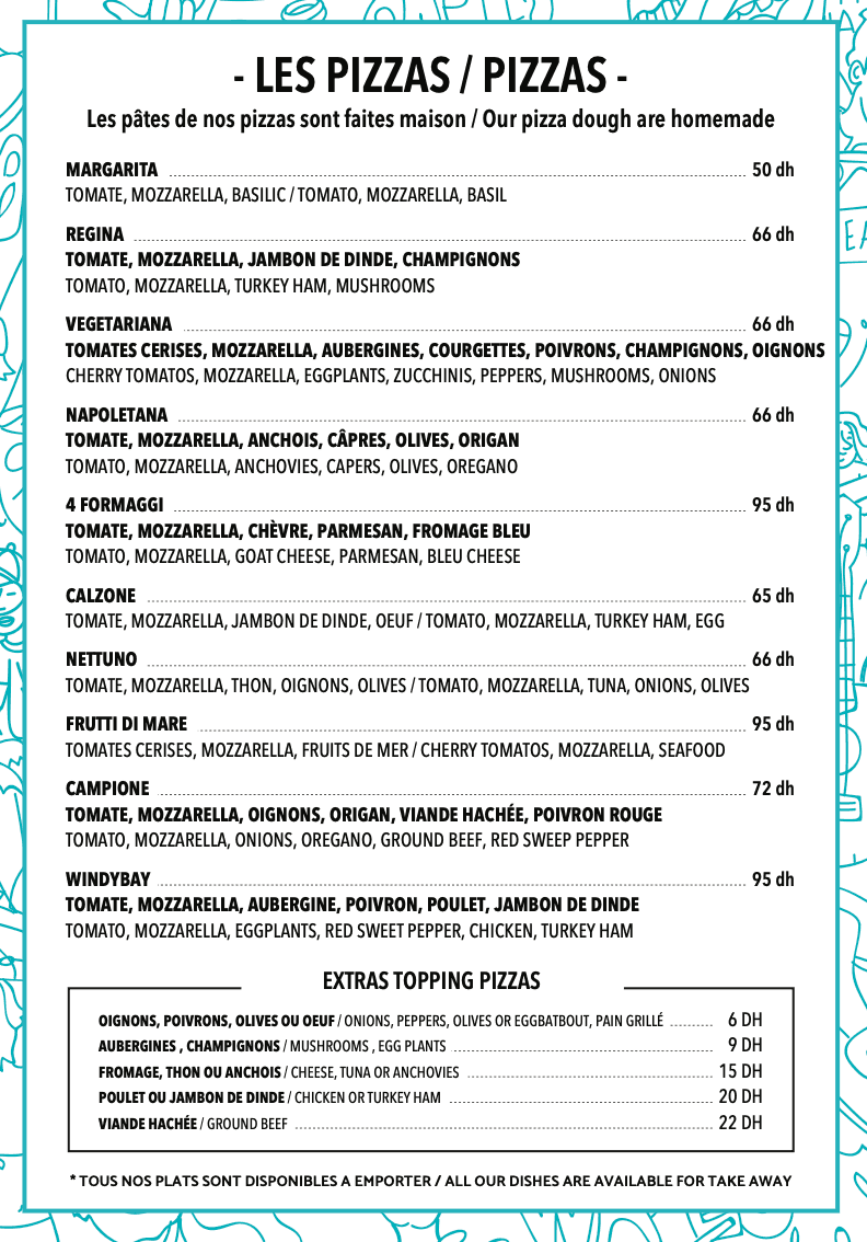 Menu page 4