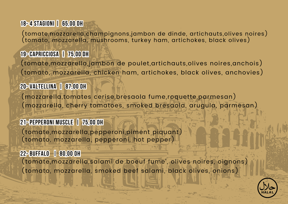 Menu page 4