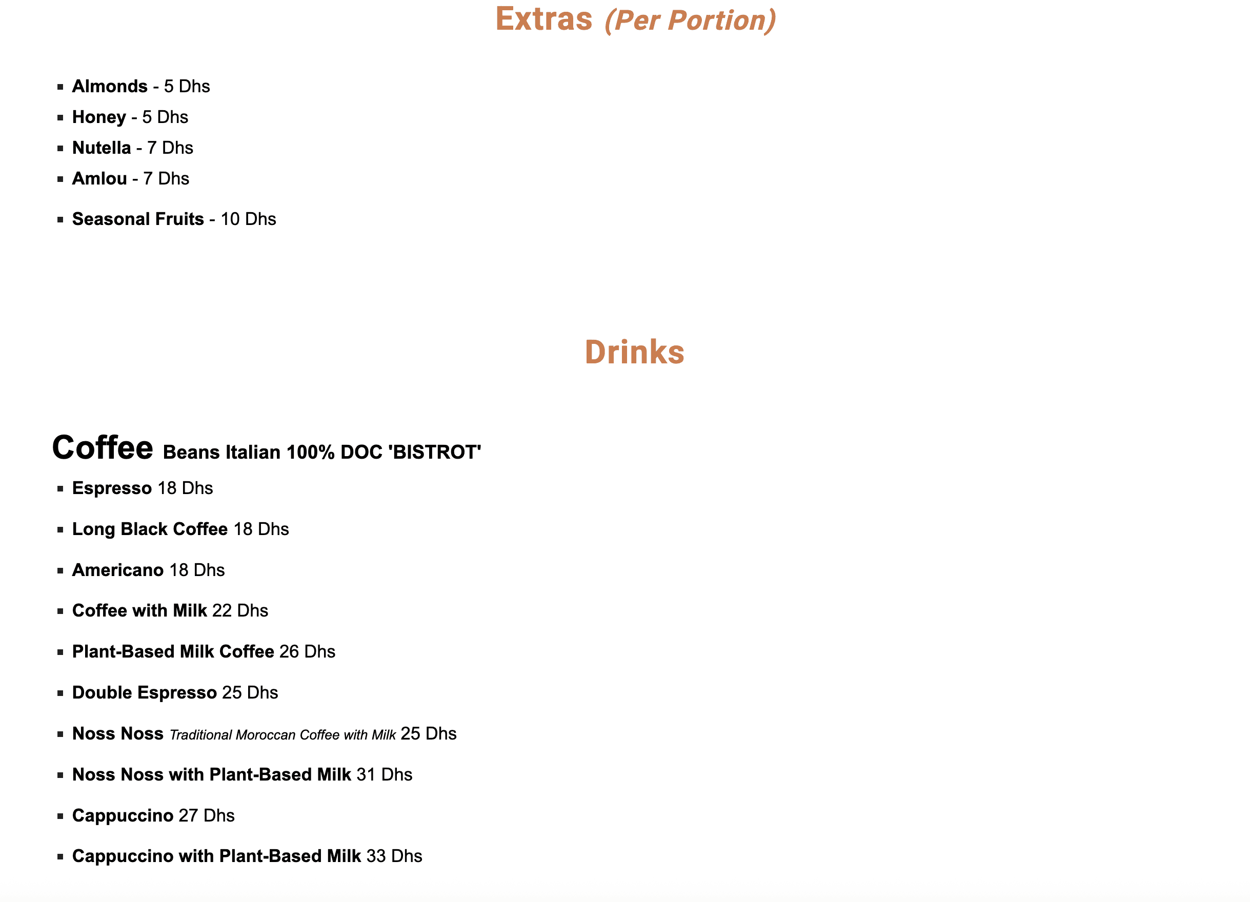 Menu page 5