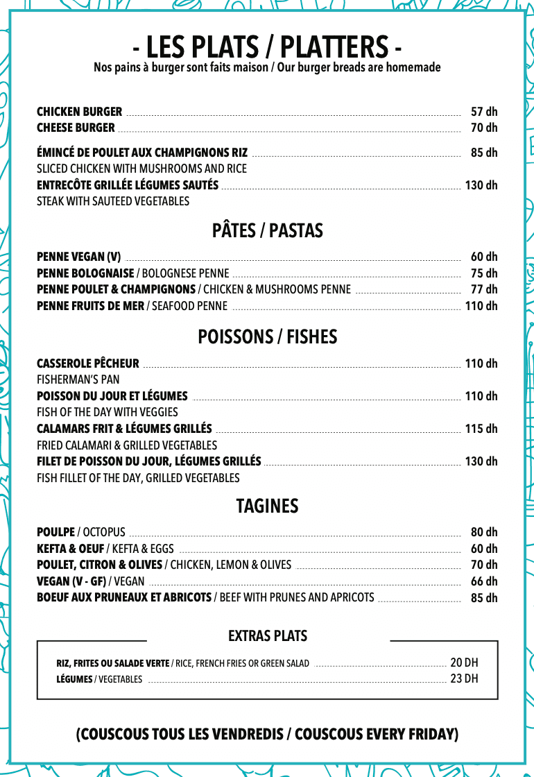 Menu page 6