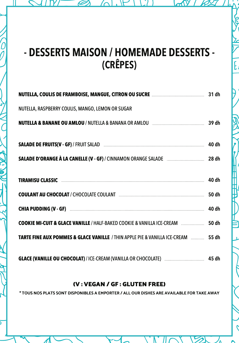Menu page 7