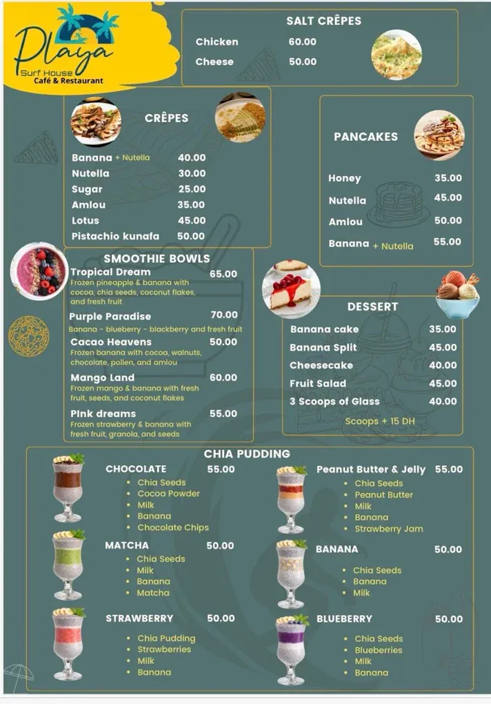 Menu page 3