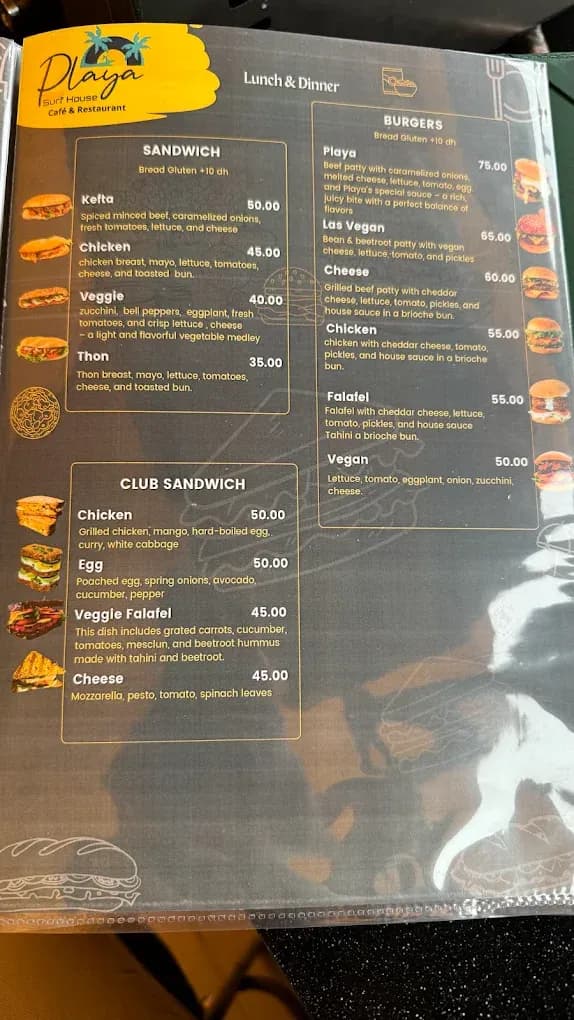 Menu page 7
