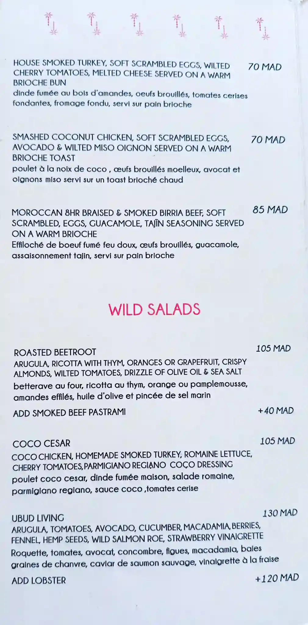 Menu page 4