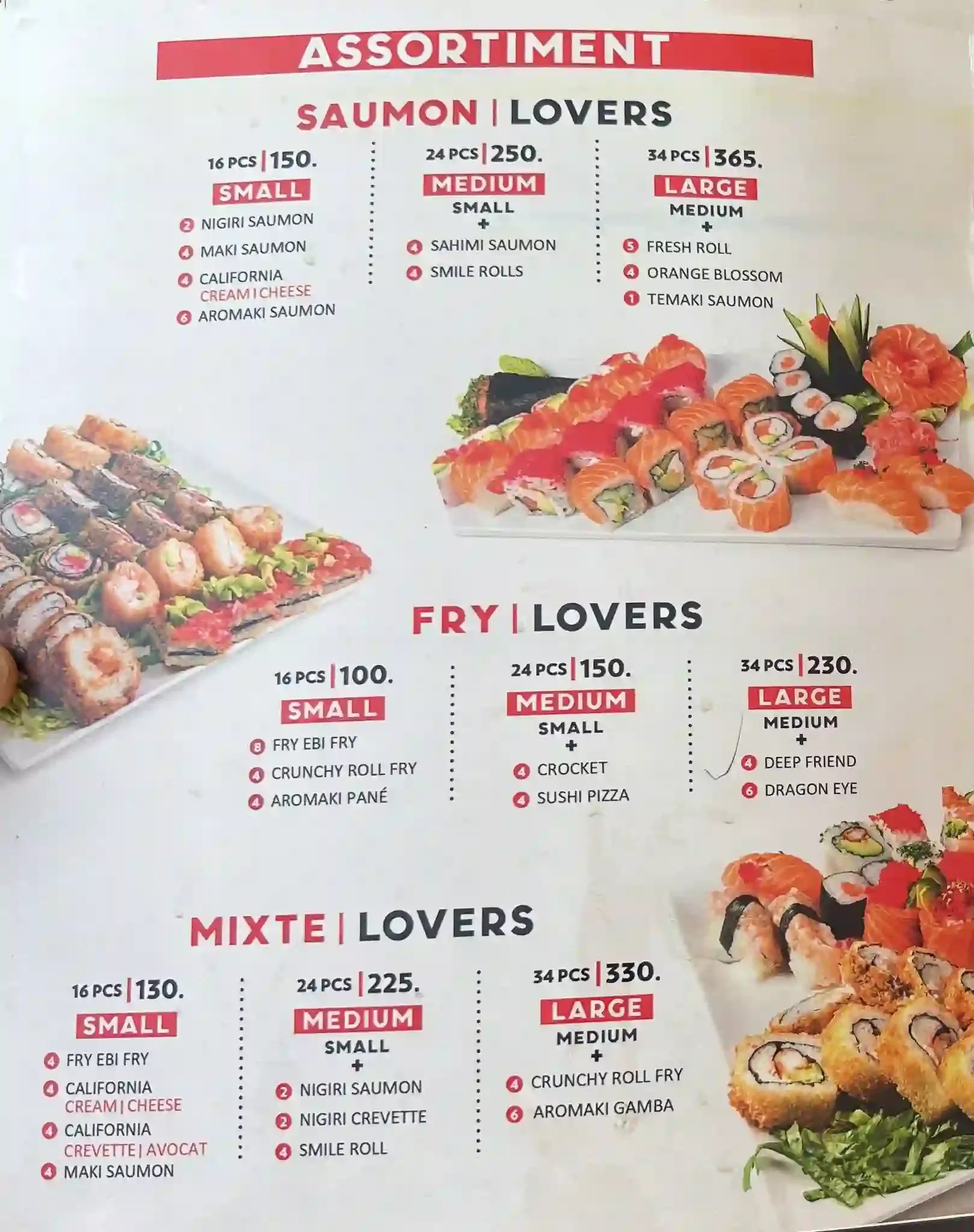 Menu page 12