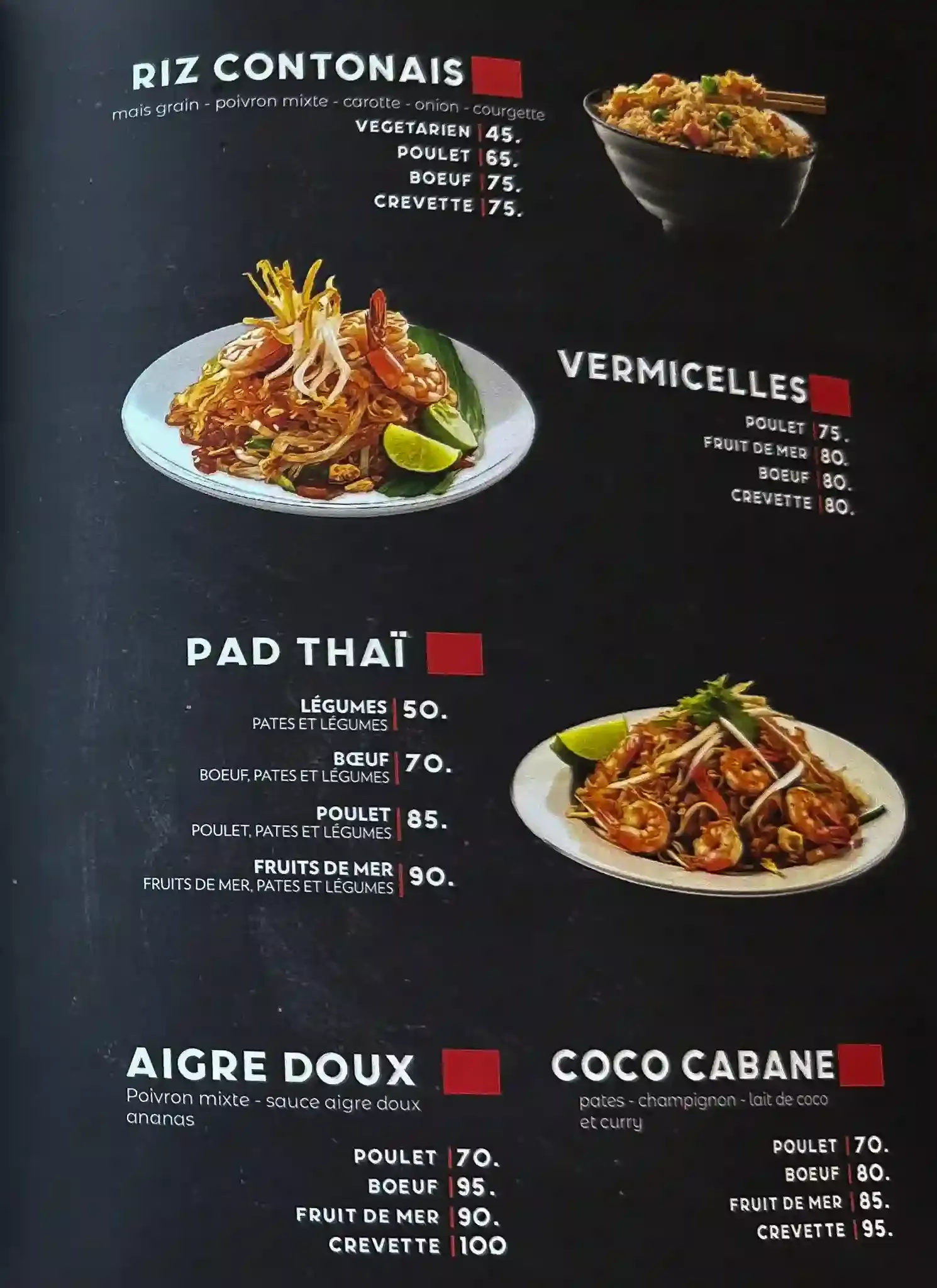 Menu page 5