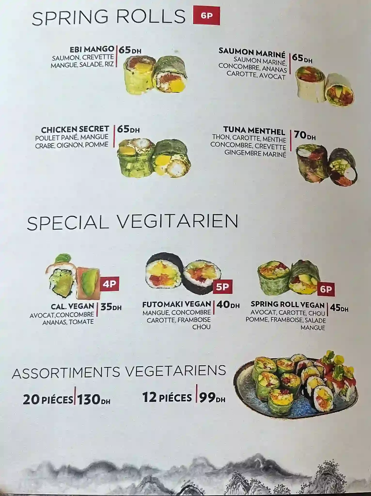 Menu page 20