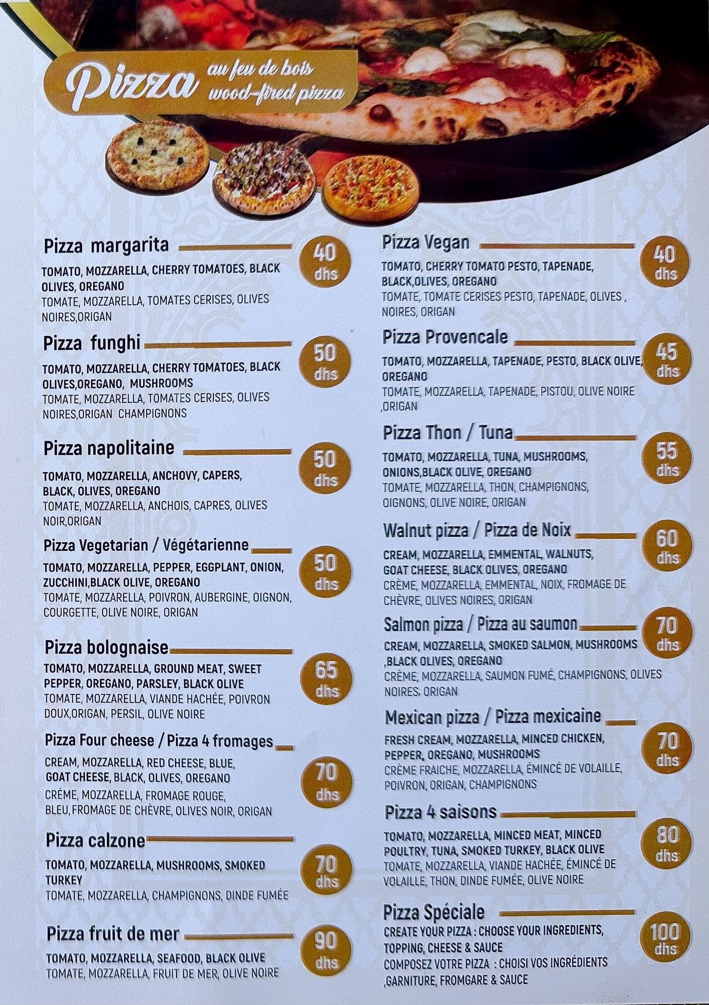 Menu page 2