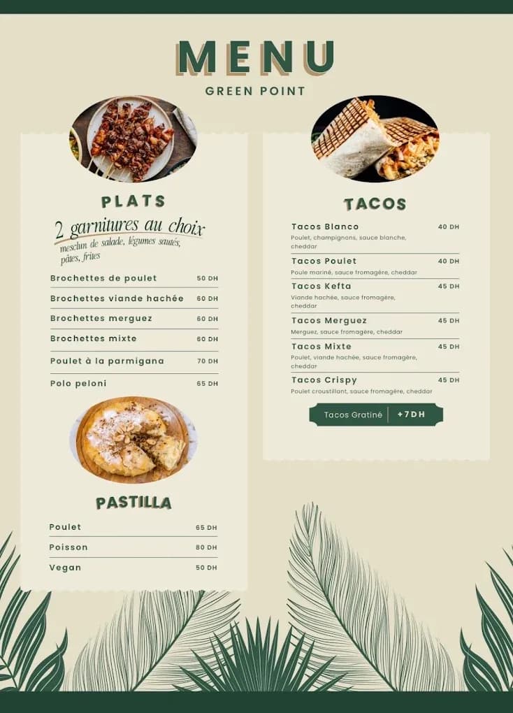 Menu page 4