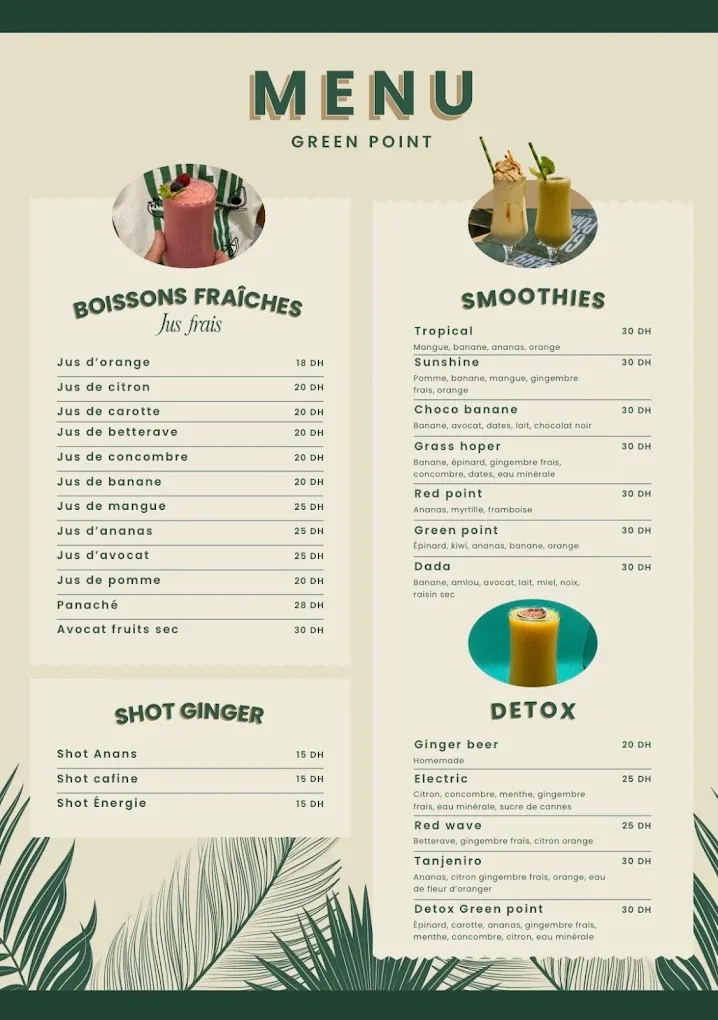 Menu page 1