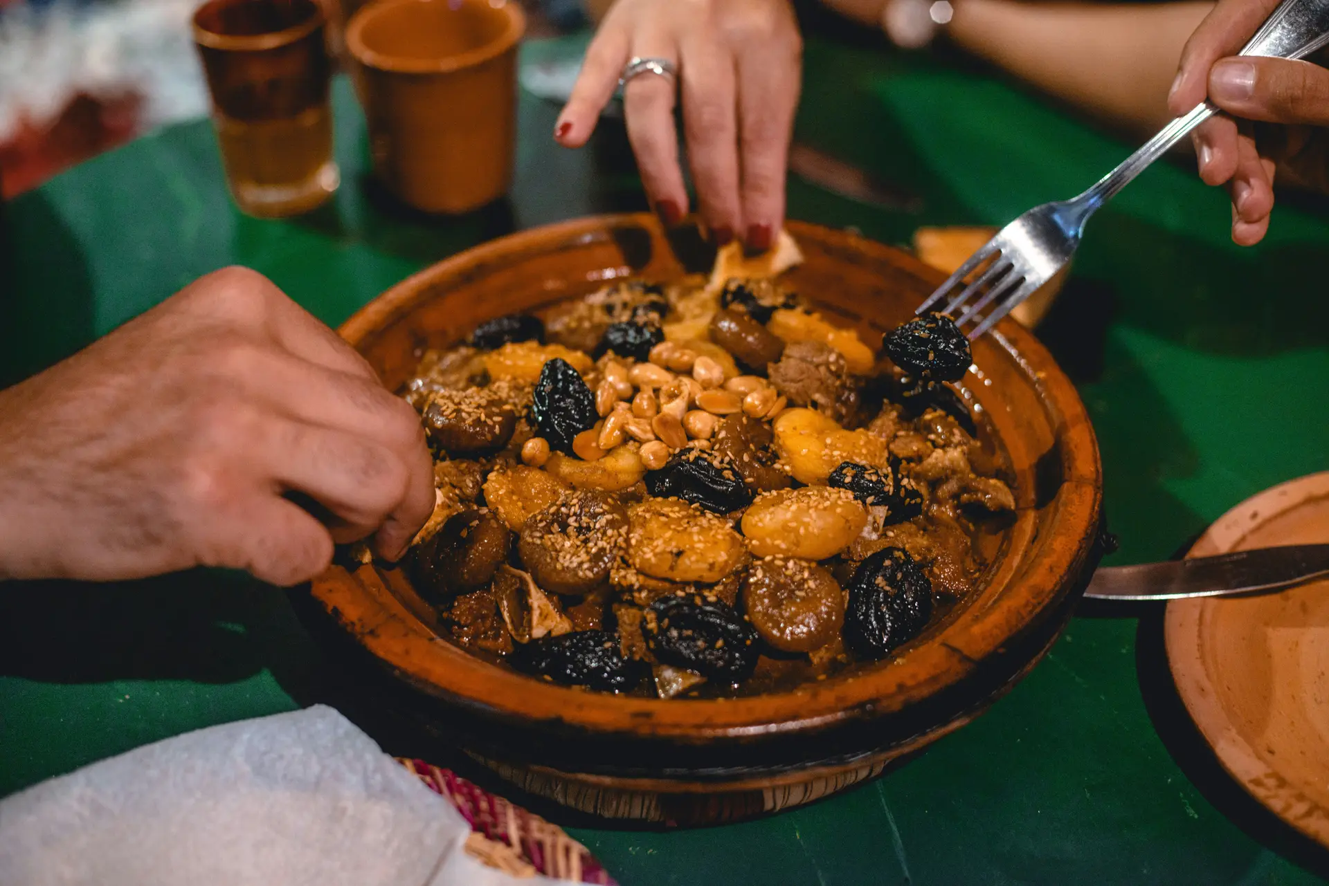 People eating Tajine